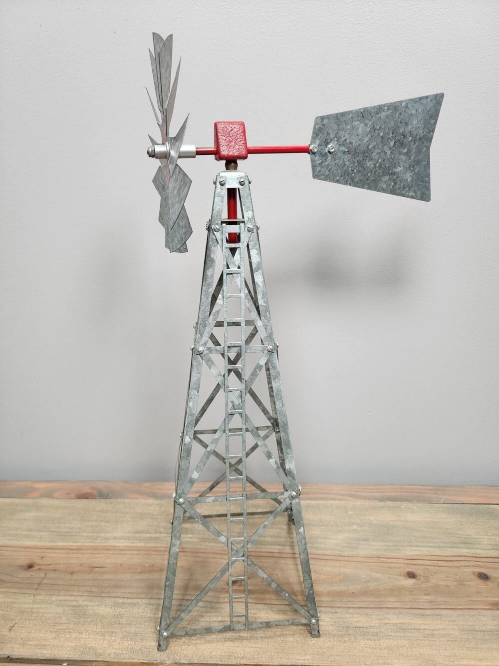 Vintage AEROmotor Windmill Salesman Sample Galvanized Steel 16.5"